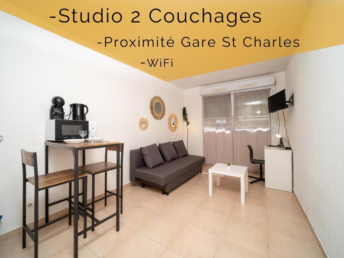 Appartement Climatise Avec Parking A 6Min A Pied De La Gare St Charles Marseilles Exterior foto