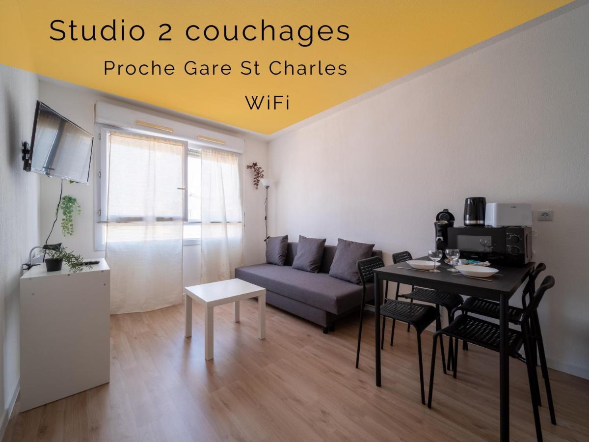 Appartement Climatise Avec Parking A 6Min A Pied De La Gare St Charles Marseilles Exterior foto