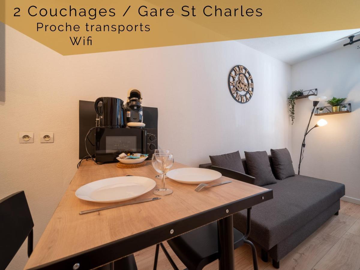 Appartement Climatise Avec Parking A 6Min A Pied De La Gare St Charles Marseilles Exterior foto